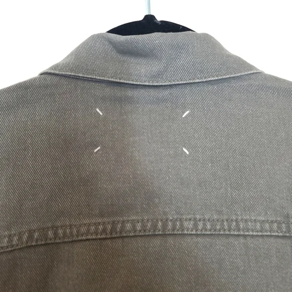 Maison Margiela Men’s Luxury Denim Jacket – Made in Italy – Gray – Size 46 - Picture 11 of 13